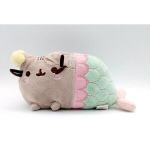 Gund PUSHEEN MERMAID 7" Cat Plush Stuffed Toy Purrmaid Meowmaid Soft Toy